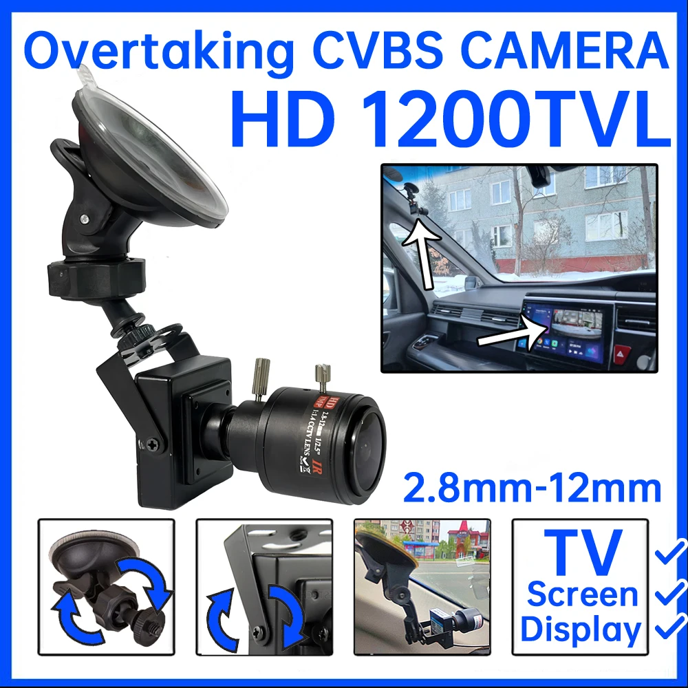 2.8mm-12mm Focus For Ru Right-hand Drive Blind Spot Assist 1200TVL HD Overtaking Camera CVBS Suction Cup Bracket Kit Mini Metal
2.8mm-12mm Focus For Ru Right-hand Drive Blind Spot Assist 1200TVL HD Overtaking Camera CVBS Suction Cup Bracket Kit Mini Metal