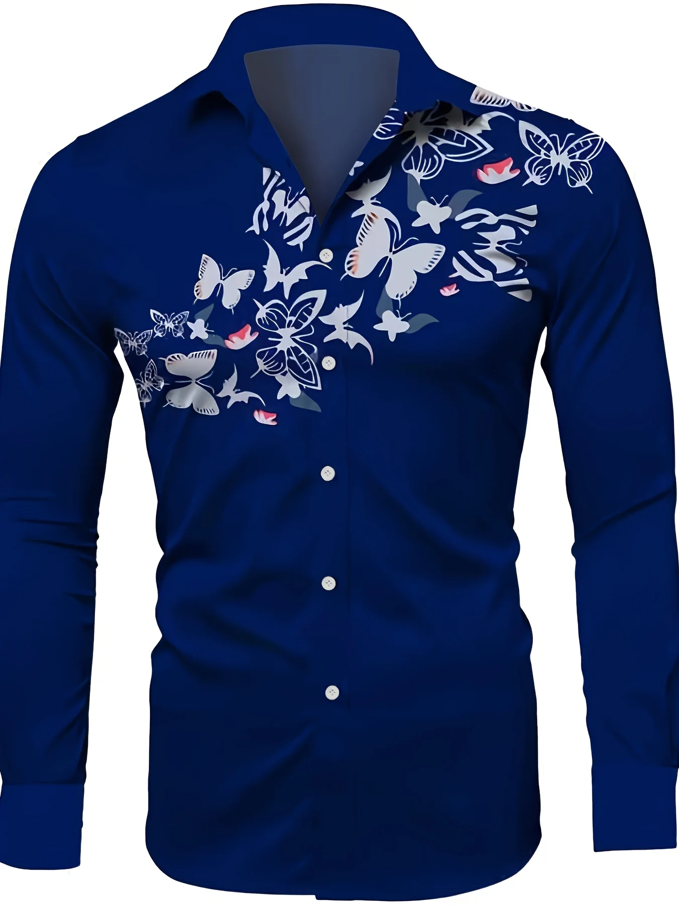 Men's Casual Shirt Long Sleeve Top with Turn Down Collar Suitable for All Seasons Opaque Printed Shirt
Men's Casual Shirt Long Sleeve Top with Turn Down Collar Suitable for All Seasons Opaque Printed Shirt