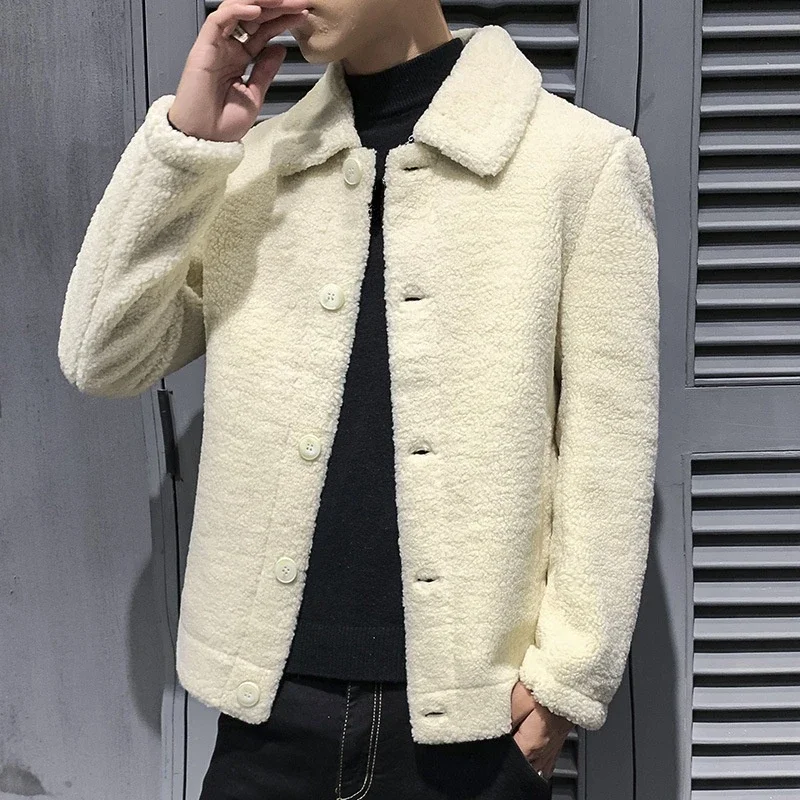 Winter Velvet Jacket Men Faux Fur Long Sleeve Button Up Coat Male Thick Warm Casual Oversized Outerwear 3xl Boys Tops Outerwear
Winter Velvet Jacket Men Faux Fur Long Sleeve Button Up Coat Male Thick Warm Casual Oversized Outerwear 3xl Boys Tops Outerwear