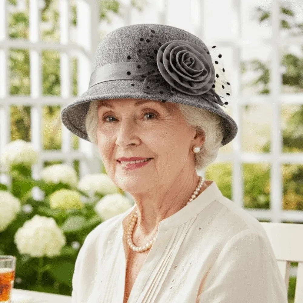 Sunscreen Temperament Lady Bucket Hat Portable Polyester Flower Sun Fisherman Hat Solid Color Breathable
Sunscreen Temperament Lady Bucket Hat Portable Polyester Flower Sun Fisherman Hat Solid Color Breathable