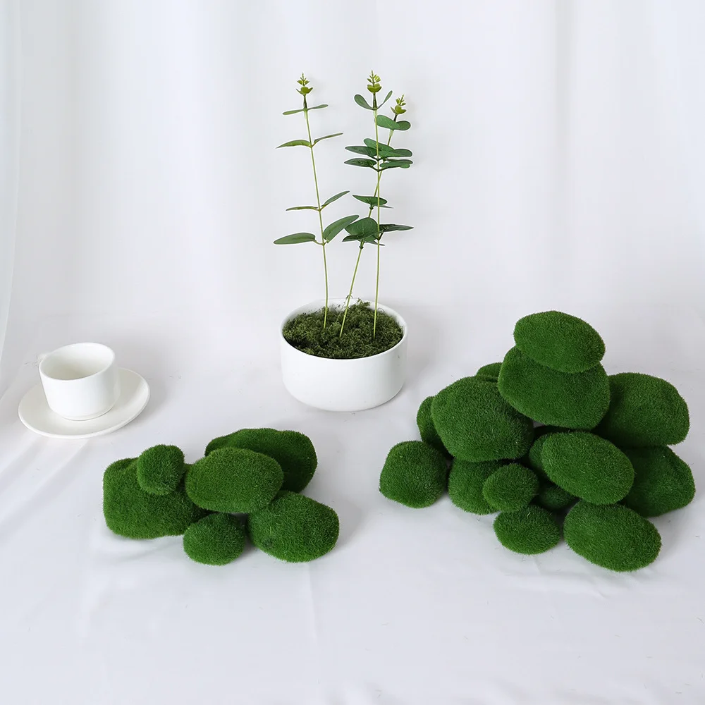 Fake Green Plant Simulation Moss Stones Artificial Moss Rocks Balls for Home Garden Terrarium Desktop Decoration Crafts
Fake Green Plant Simulation Moss Stones Artificial Moss Rocks Balls for Home Garden Terrarium Desktop Decoration Crafts