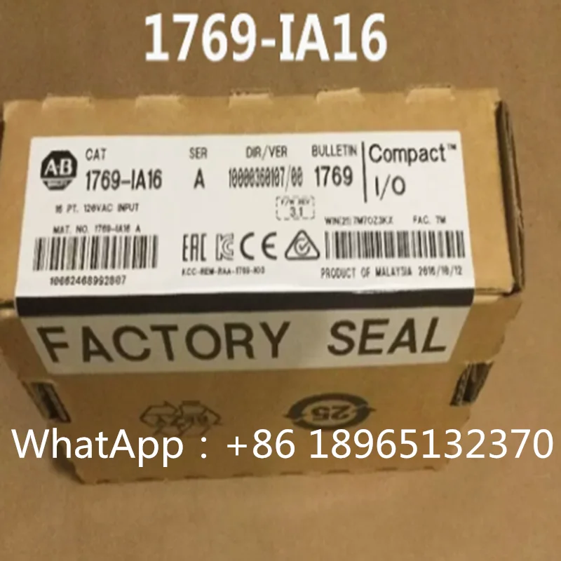 Новый оригинальный модуль 1769-IA16 1769IA16 1769-IA16K 1769IA16K 1769-IA8IK 1769IA8IK 1769-IG16 1769IG16 1769-IM12 1769IM12
Новый оригинальный модуль 1769-IA16 1769IA16 1769-IA16K 1769IA16K 1769-IA8IK 1769IA8IK 1769-IG16 1769IG16 1769-IM12 1769IM12