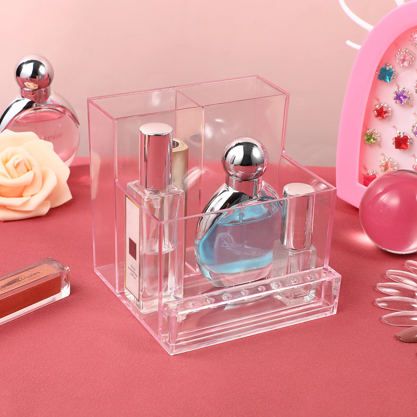 Nail Drill Bit Holder Transparent Storage Box Electric Grinder Bits Stand Pink Travel Organizer Durability Plastic Display 
Nail Drill Bit Holder Transparent Storage Box Electric Grinder Bits Stand Pink Travel Organizer Durability Plastic Display