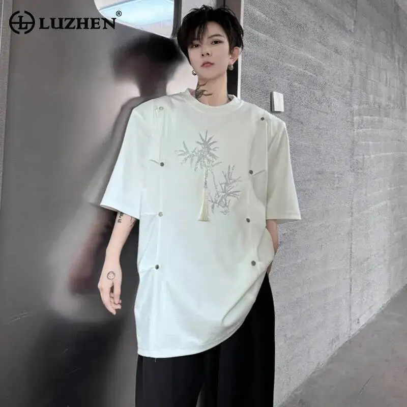 LUZHEN T заклепки с короткими рукавами и кисточками в стиле пэчворк, дизайнерские рубашки, оригинальные модные уличные повседневные хлопковые мужские топы 2025 г. LZ9725
LUZHEN T заклепки с короткими рукавами и кисточками в стиле пэчворк, дизайнерские рубашки, оригинальные модные уличные повседневные хлопковые мужские топы 2025 г. LZ9725