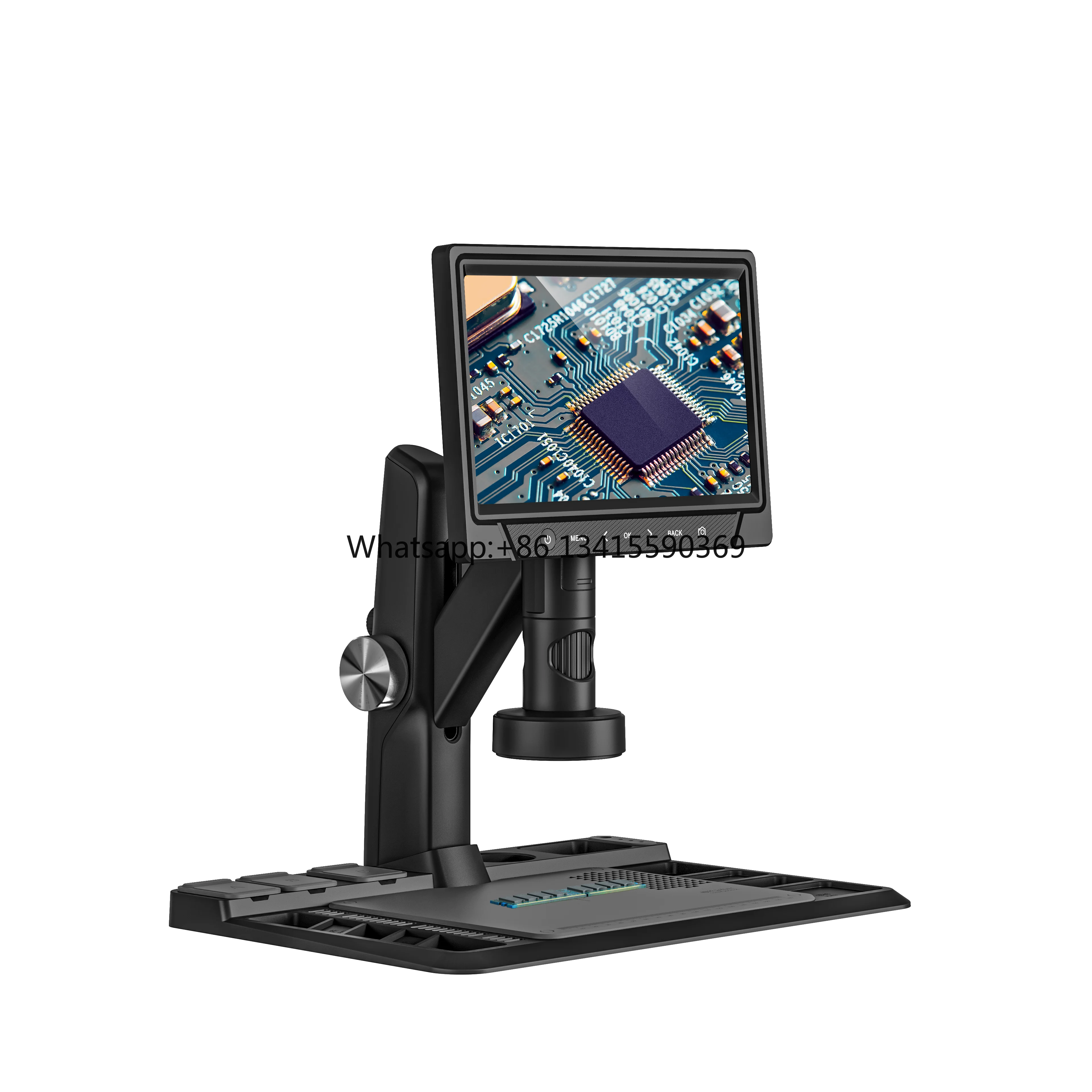 Factory 318-C Digital Microscope 1600x with 8 LED 12MP HD High Resolution 10.1 Inch Screen Compatible PC Maintenance Workbench
Factory 318-C Digital Microscope 1600x with 8 LED 12MP HD High Resolution 10.1 Inch Screen Compatible PC Maintenance Workbench