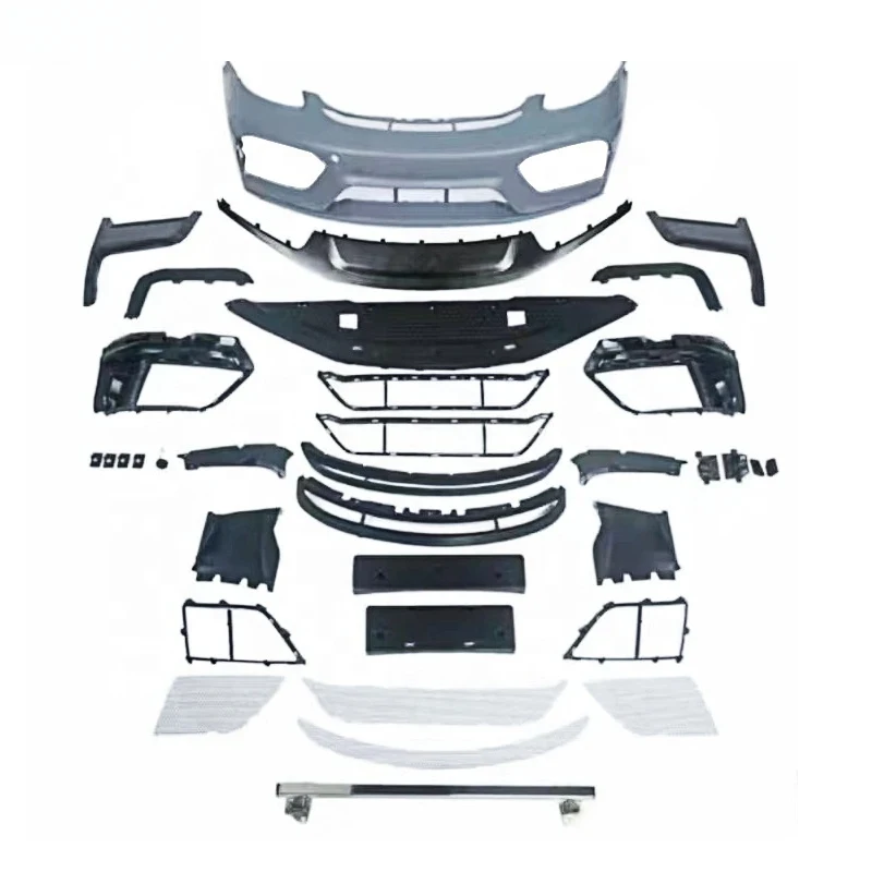 High Quality Hot Selling Parts GT4RS Style Front Bumper Rear Diffuser Exhaust Body Kit
High Quality Hot Selling Parts GT4RS Style Front Bumper Rear Diffuser Exhaust Body Kit