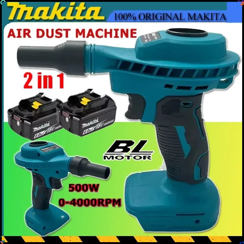 Makita 2 IN 1 Cordless Air Dust Machine Efficient Rechargeable Vacuum Clean Inflator Computer Cleaning Tool For 18V Battery
Makita 2 IN 1 Cordless Air Dust Machine Efficient Rechargeable Vacuum Clean Inflator Computer Cleaning Tool For 18V Battery