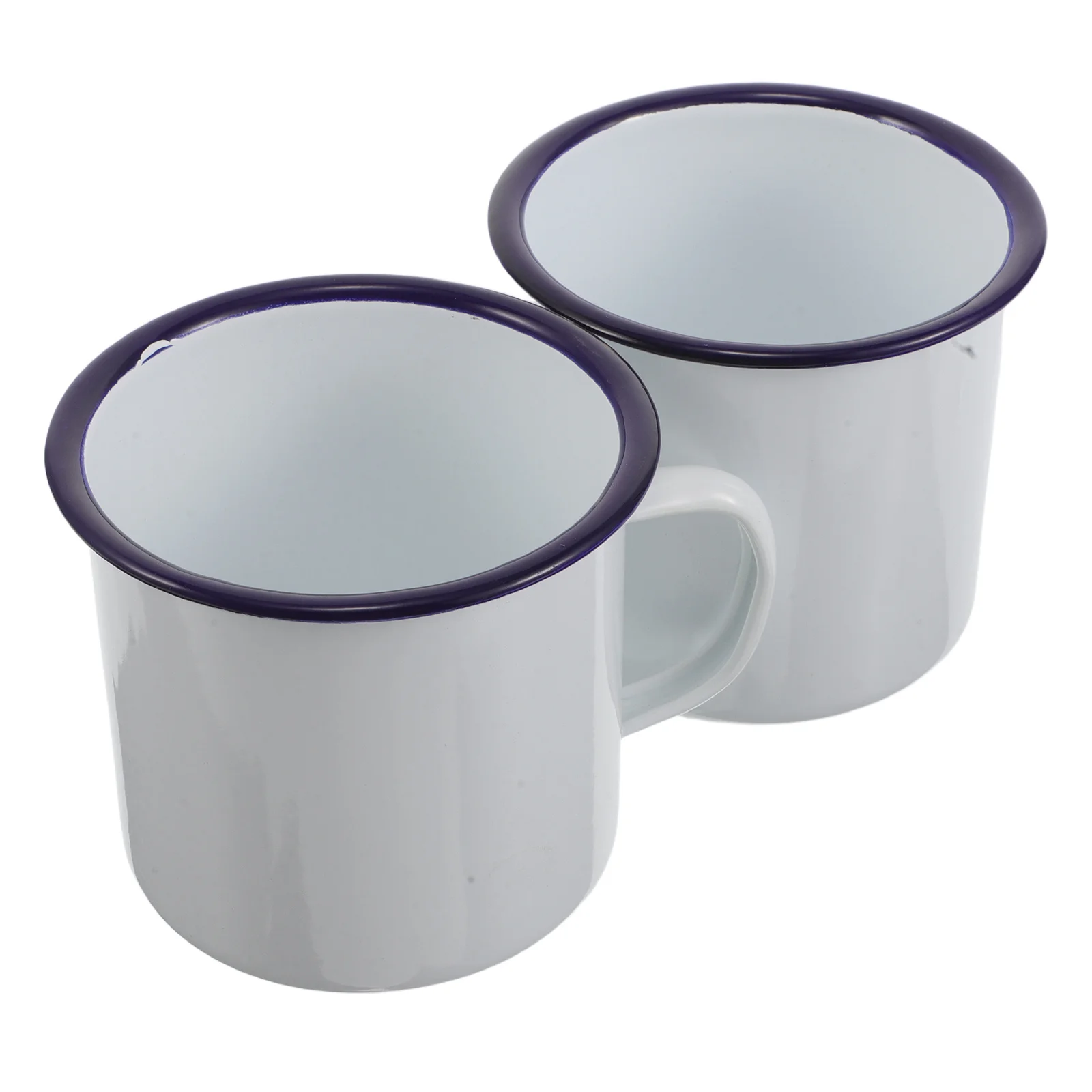 2Pcs Enamel Coffee Mug Set Vintage Retro Thickened Iron Unbreakable Camping Outdoor Coffee Cups
2Pcs Enamel Coffee Mug Set Vintage Retro Thickened Iron Unbreakable Camping Outdoor Coffee Cups