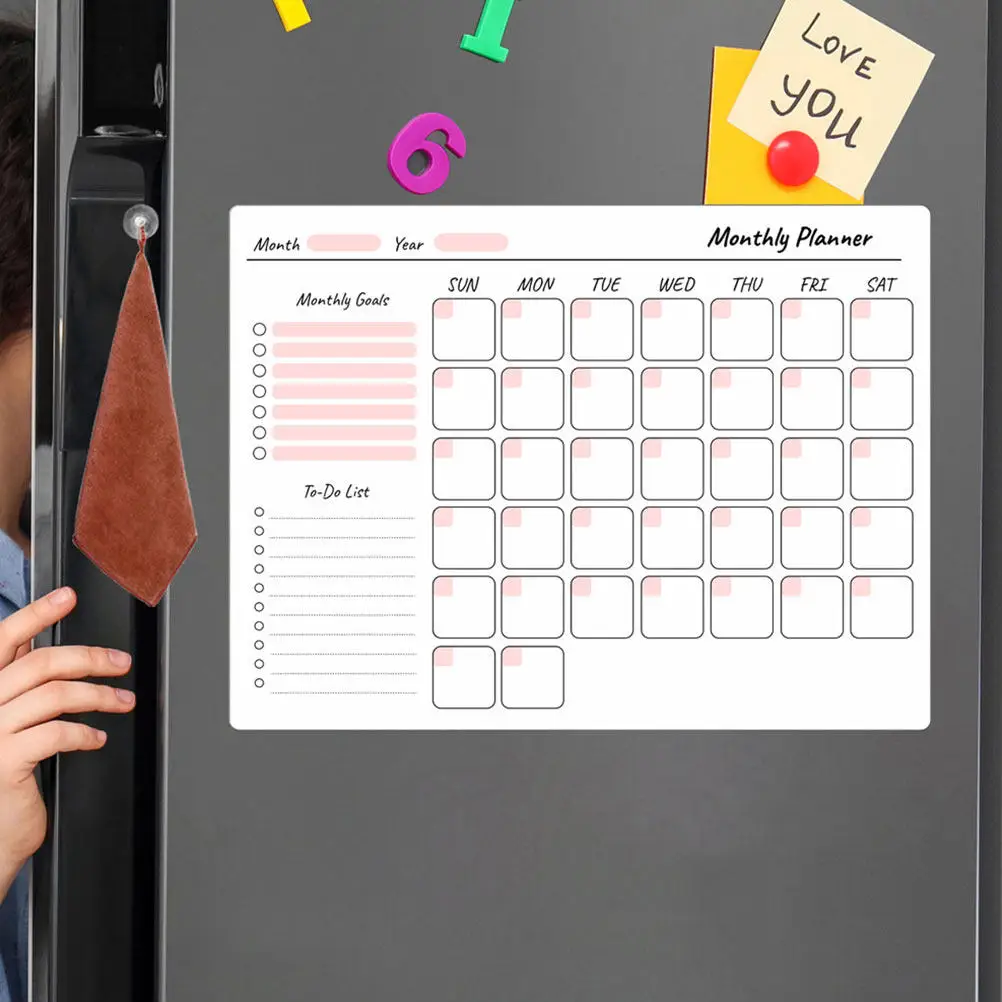 1Set Magnetic Planning Board Erasable Dry Erase Writing Board for Fridge Refrigerator Schedule Organizer Dry Erase Boards
1Set Magnetic Planning Board Erasable Dry Erase Writing Board for Fridge Refrigerator Schedule Organizer Dry Erase Boards