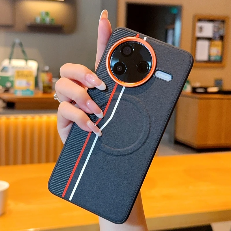 Для Xiaomi Redmi K80 модный кожаный чехол контрастного цвета Redmi K80 Pro беспроводной магнитный защитный чехол Redmi K90
Для Xiaomi Redmi K80 модный кожаный чехол контрастного цвета Redmi K80 Pro беспроводной магнитный защитный чехол Redmi K90