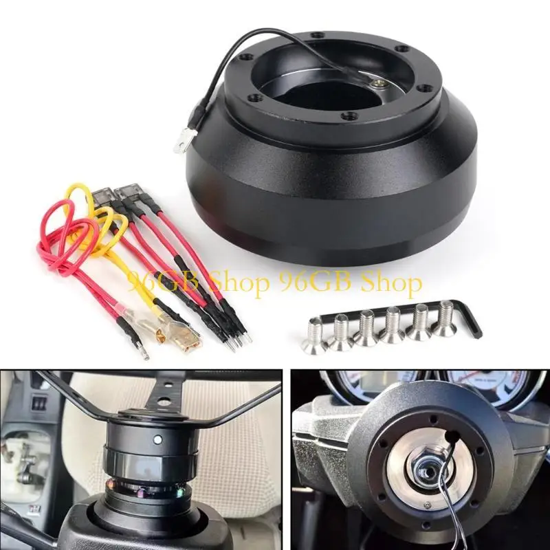 96GB Aluminum Steering Wheel Short Hub Adapter Quick Release Hub Adapter Bosses for Fit,
96GB Aluminum Steering Wheel Short Hub Adapter Quick Release Hub Adapter Bosses for Fit,