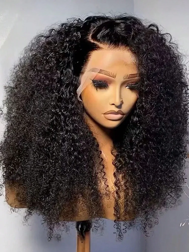 38 40 Inch 250% Density Kinky Curly 13X4 HD Lace Front Ideal Jerry Curly Wave HD Transparent 13x6 Lace Front Wig Brazilian Human Hair Natural Black Curly Wave Wig Pre Plucked With Baby Hair For Women
38 40 Inch 250% Density Kinky Curly 13X4 HD Lace Front Ideal Jerry Curly Wave HD Transparent 13x6 Lace Front Wig Brazilian Human Hair Natural Black Curly Wave Wig Pre Plucked With Baby Hair For Women