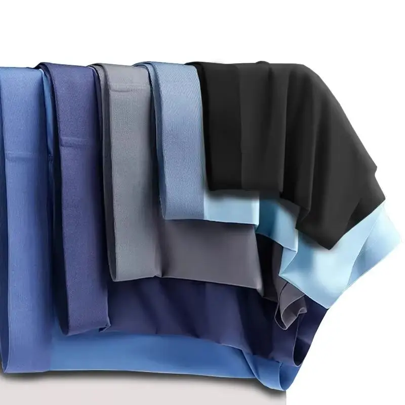 High Quality Men's Ice Silk Boxer Briefs Multi Pack Summer Ultra Thin Breathable Smooth Cool Quick Dry Elastic Underwear
High Quality Men's Ice Silk Boxer Briefs Multi Pack Summer Ultra Thin Breathable Smooth Cool Quick Dry Elastic Underwear