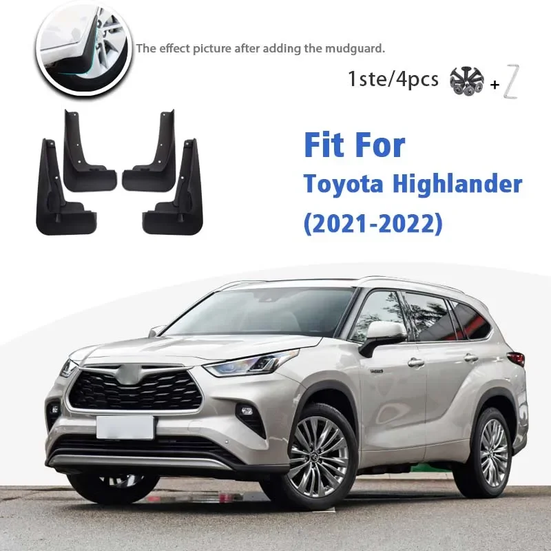 Mudflaps For Toyota Highlander 2021-2022 Front Rear 4pcs Mud Flap Mudguards Car Accessories Styline Mud Flap Fender Splash Guard
Mudflaps For Toyota Highlander 2021-2022 Front Rear 4pcs Mud Flap Mudguards Car Accessories Styline Mud Flap Fender Splash Guard
