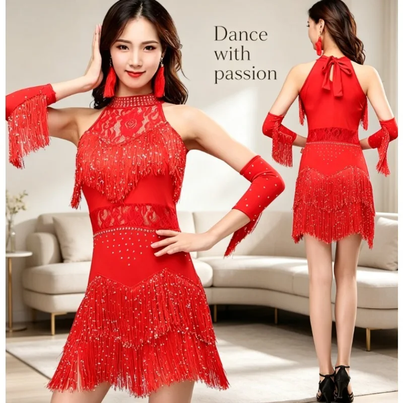 European American Latin Fringe Dress Tassel Swing Skirt for Dance Breathable & Adjustable Great for Party
European American Latin Fringe Dress Tassel Swing Skirt for Dance Breathable & Adjustable Great for Party