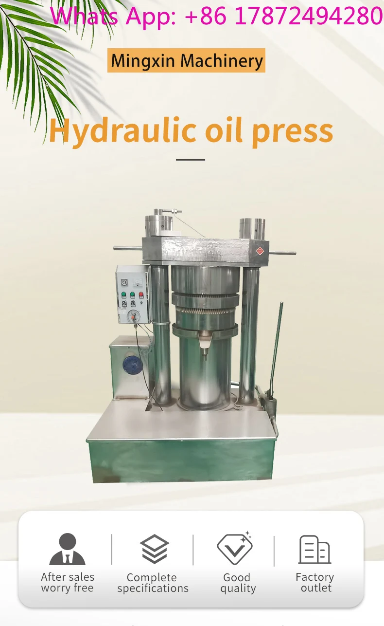 Hydraulic Cold Press for Sesame Sunflower Seed Cocoa Butter Oil Press Machine for Sale
Hydraulic Cold Press for Sesame Sunflower Seed Cocoa Butter Oil Press Machine for Sale
