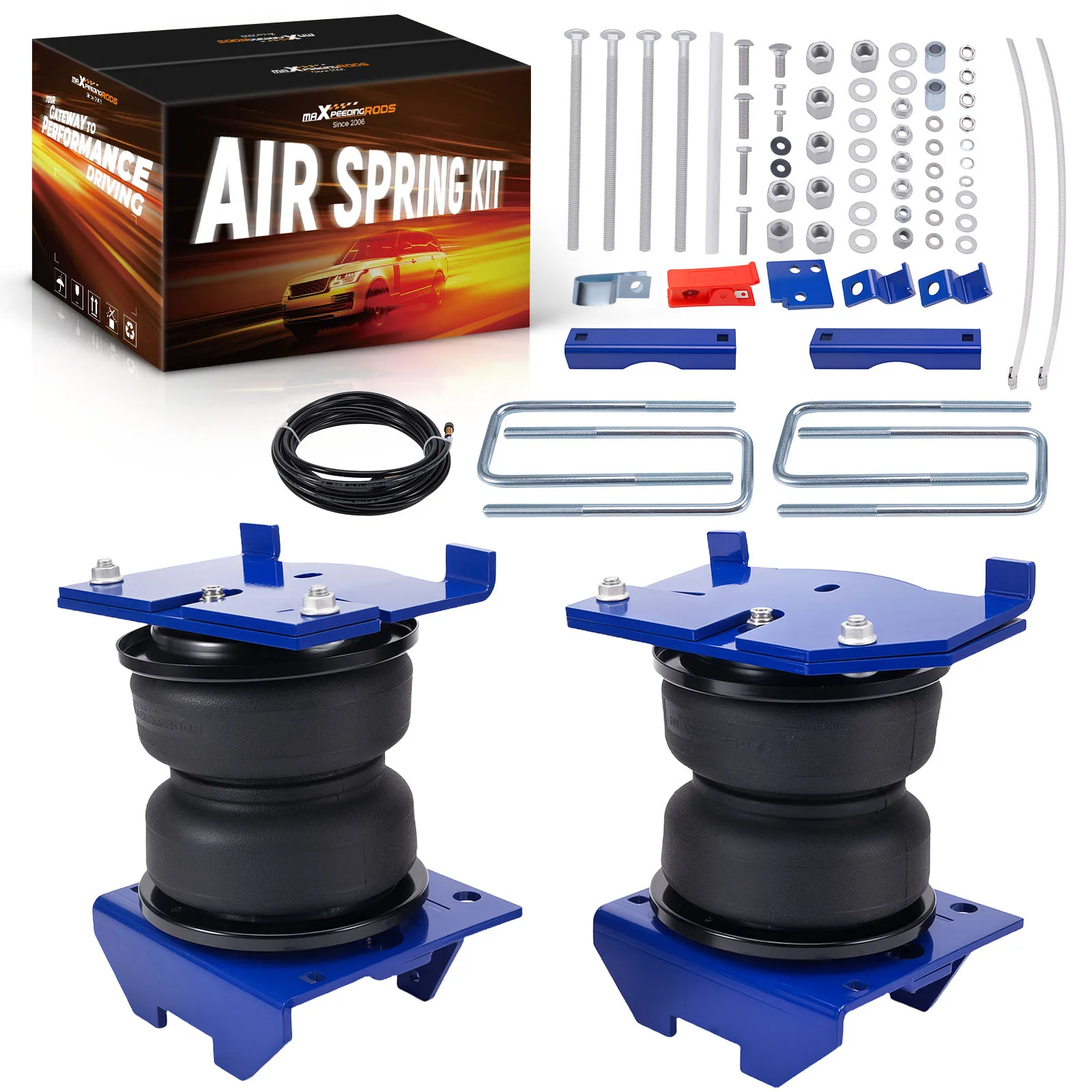 Rear Air Suspension Support Kit for Ford F-150 Raptor 4WD 16-20 Load Leveling Rear Helper Springs
Rear Air Suspension Support Kit for Ford F-150 Raptor 4WD 16-20 Load Leveling Rear Helper Springs