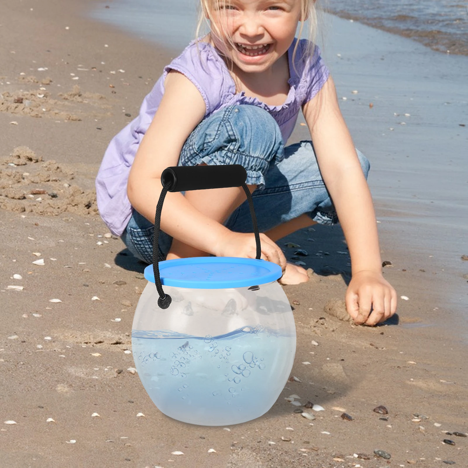 2 Pcs Outdoor Portable Aquarium Beach Fish Catch and Release Bowl with Lid Handheld Plastic Bucket Bubble Tank Betta
2 Pcs Outdoor Portable Aquarium Beach Fish Catch and Release Bowl with Lid Handheld Plastic Bucket Bubble Tank Betta
