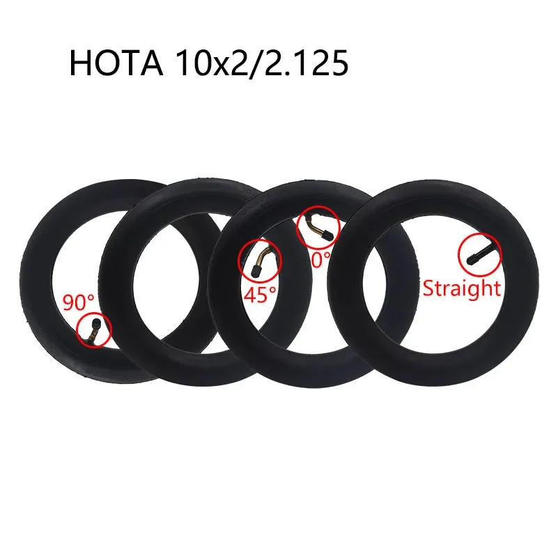 HOTA 10 Inch 10X2/2.125 Tube Tyre for Electric Scooter Balancing Car 10x2.0 Inner 10x2.125 Butyl Rubber Camera
HOTA 10 Inch 10X2/2.125 Tube Tyre for Electric Scooter Balancing Car 10x2.0 Inner 10x2.125 Butyl Rubber Camera