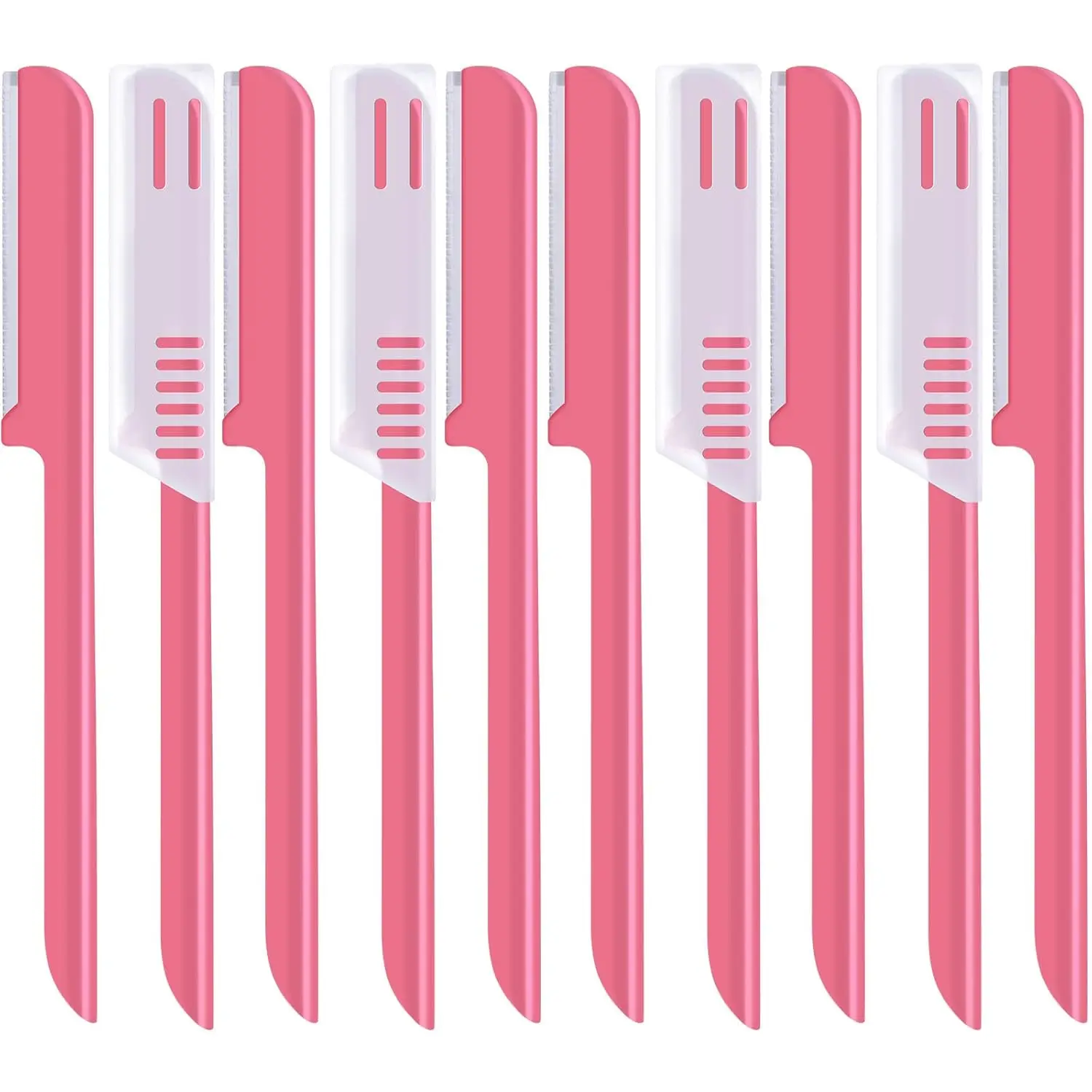 10 Pcs Eyebrow Razor for Women Facial Shaver with Cover, Dermaplaning Tool for Eyebrow Shaping and Fine Hair Removal
10 Pcs Eyebrow Razor for Women Facial Shaver with Cover, Dermaplaning Tool for Eyebrow Shaping and Fine Hair Removal