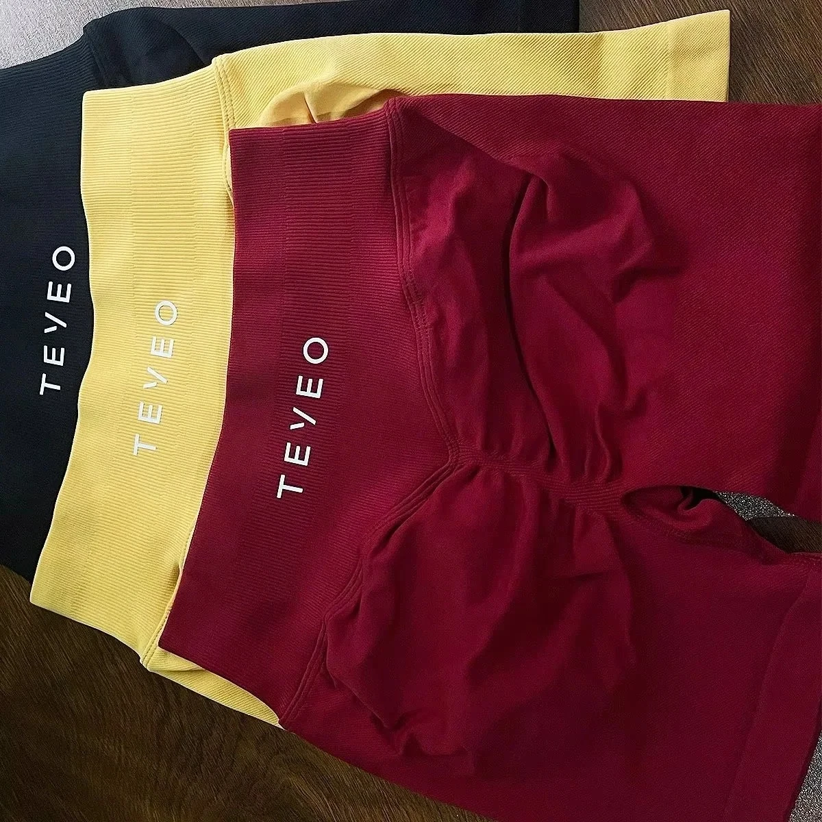TEVEO Impact Shorts Women Fitness Sports Biker Shorts 4.5" Low Ribbed Band Yoga Shorts Workout Scrunch Butt Seamless Leggings 
TEVEO Impact Shorts Women Fitness Sports Biker Shorts 4.5" Low Ribbed Band Yoga Shorts Workout Scrunch Butt Seamless Leggings
