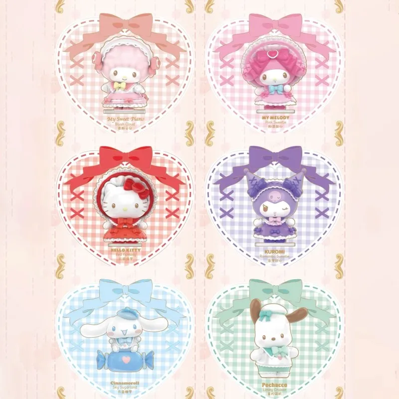 Подлинная слепая коробка Sanrio Fantasty Fairytale Series, милая коллекция фигурок, украшение для рабочего стола, модный тренд, подарок для девочки
Подлинная слепая коробка Sanrio Fantasty Fairytale Series, милая коллекция фигурок, украшение для рабочего стола, модный тренд, подарок для девочки