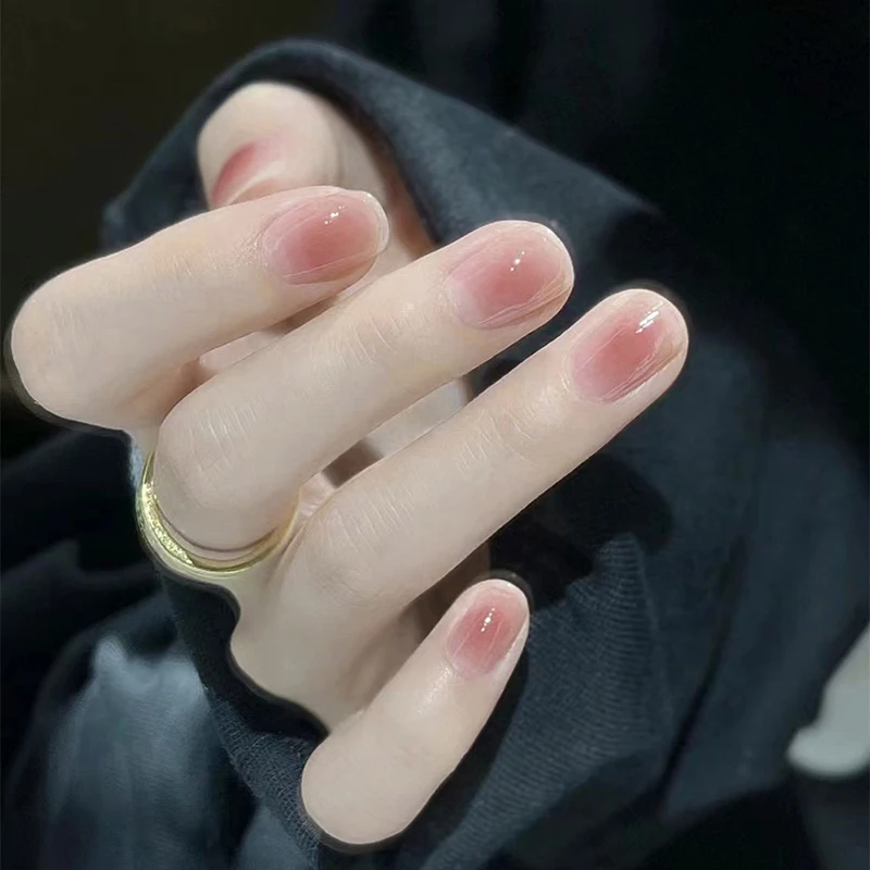 24Pcs Nails Art Fake Press On False On Practice Hand For Material Fingernails Fake Products Accessories Pink Design
24Pcs Nails Art Fake Press On False On Practice Hand For Material Fingernails Fake Products Accessories Pink Design