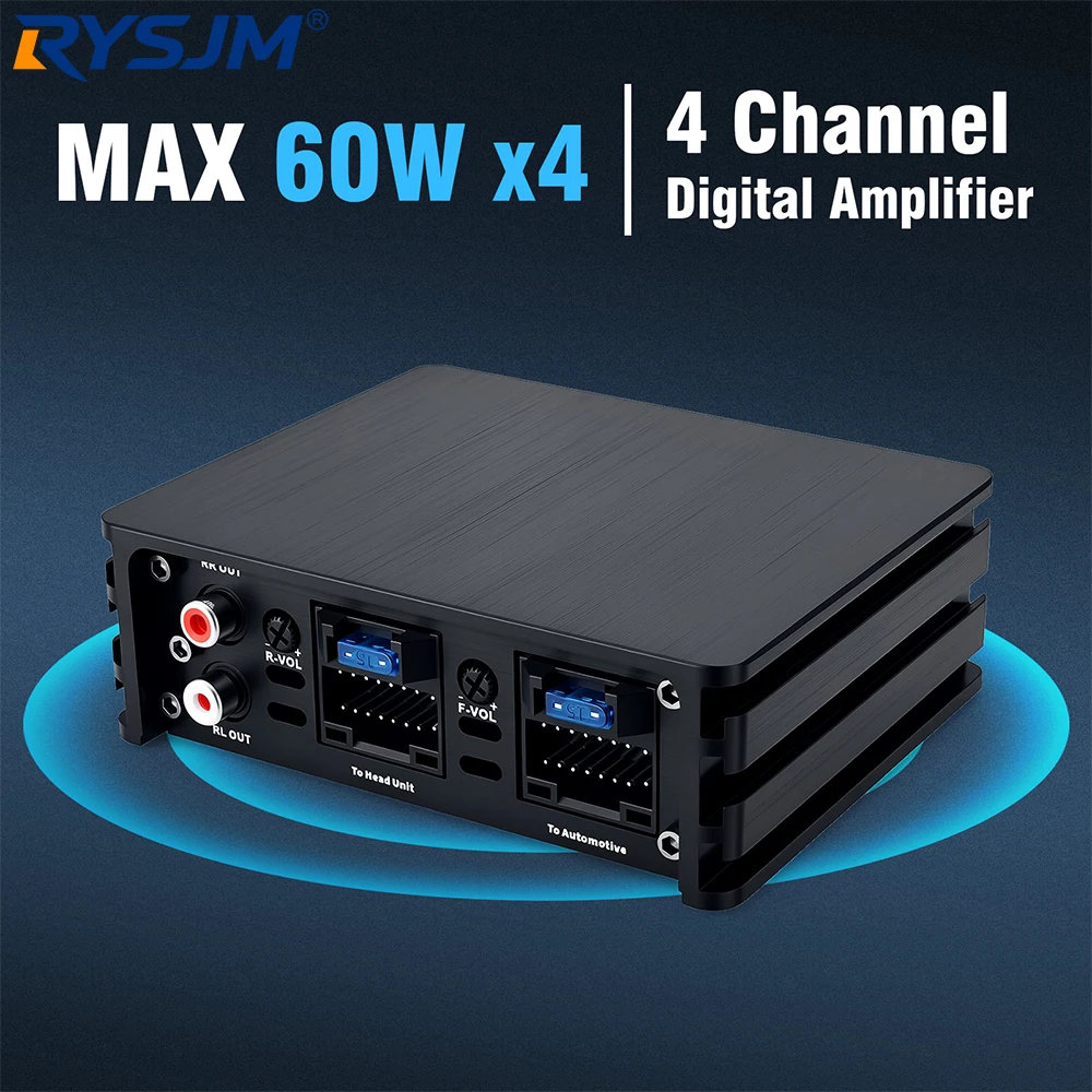 Lossless Plug and Play 4 Channel Car Stereo DSP Amplifier 320W Max Power Speaker Subwoofer Amp for Android Radio Modification
Lossless Plug and Play 4 Channel Car Stereo DSP Amplifier 320W Max Power Speaker Subwoofer Amp for Android Radio Modification
