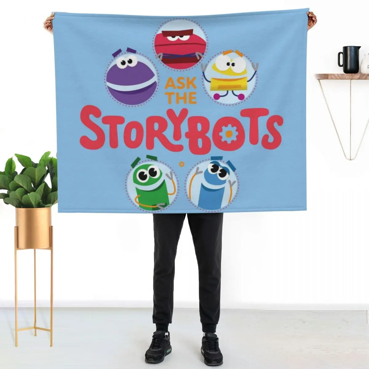 Ask the Storybots Throw Blanket Stain Resistant Cozy Warm Blanket
Ask the Storybots Throw Blanket Stain Resistant Cozy Warm Blanket