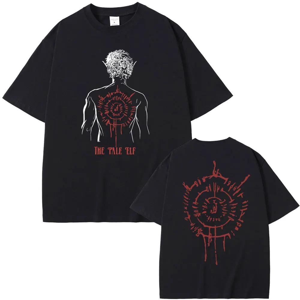 Best Game Baldur's Gate Astarion The Pale Elf Double Sided Print Tshirt Men's Fashion Oversized T Shirt Male Casual Streetwear
Best Game Baldur's Gate Astarion The Pale Elf Double Sided Print Tshirt Men's Fashion Oversized T Shirt Male Casual Streetwear