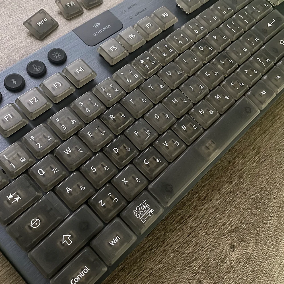 Japanese PBT/PC Material DIY Custom Keycaps for Logitech G915/G913/G815/G813 TKL RGB Mechanical Keyboards.
Japanese PBT/PC Material DIY Custom Keycaps for Logitech G915/G913/G815/G813 TKL RGB Mechanical Keyboards.