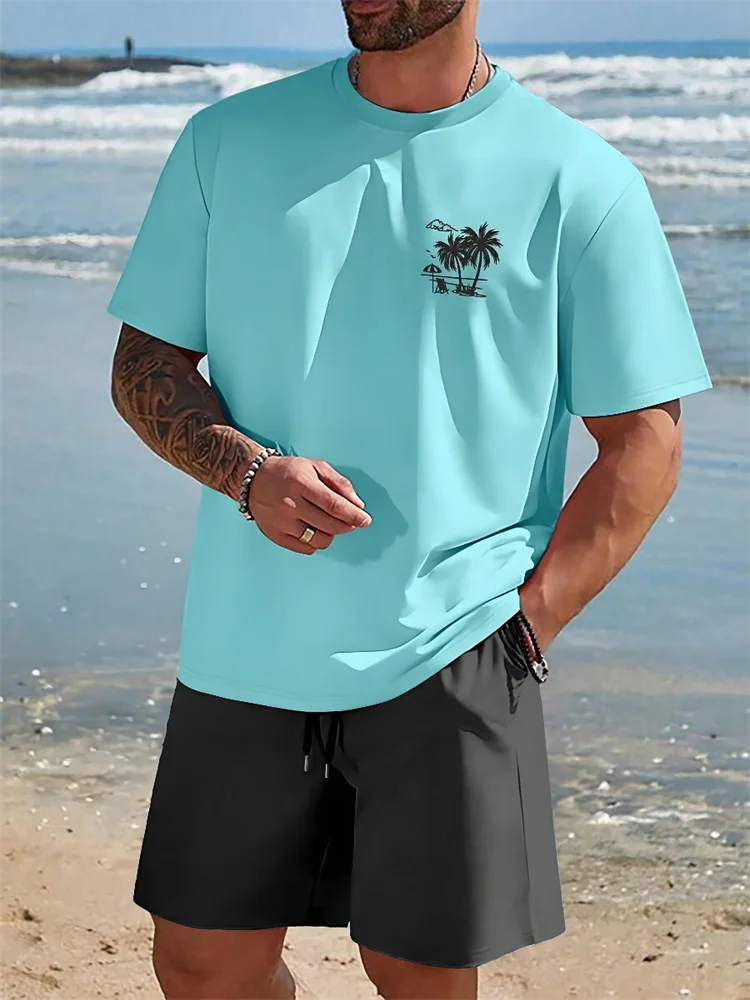 Summer Casual Everyday Men's Short Sleeve Shorts Set Hawaiian Style Printed Men's T-shirt Outdoor Sports Men's Beach Shorts
Summer Casual Everyday Men's Short Sleeve Shorts Set Hawaiian Style Printed Men's T-shirt Outdoor Sports Men's Beach Shorts