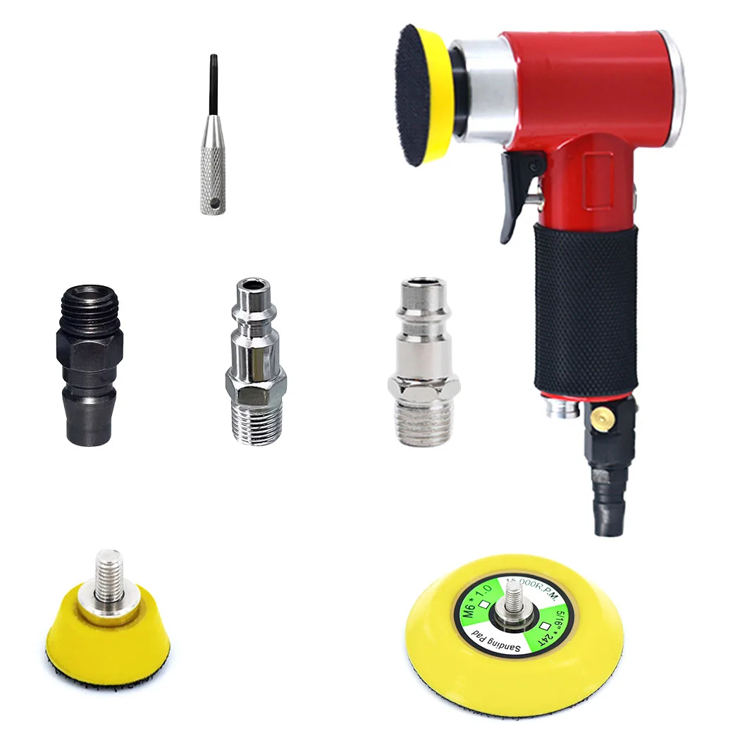 New Orbit Air Sander Mini Pneumatic 1"/2"/3" Grinding Machine set for Car Polishing High Speed Air Powered Polisher air tool
New Orbit Air Sander Mini Pneumatic 1"/2"/3" Grinding Machine set for Car Polishing High Speed Air Powered Polisher air tool