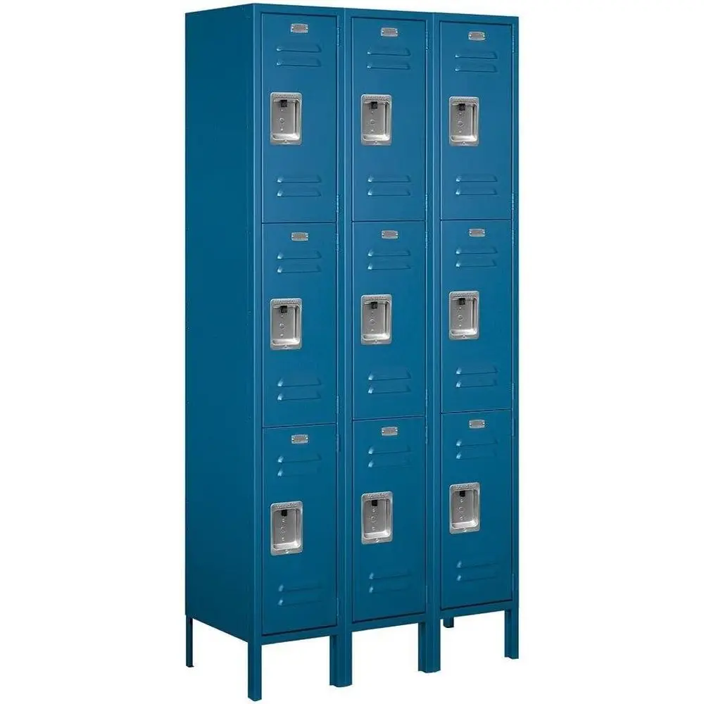 63365BL-U Triple Tier 36-Inch Wide 6-eet High 15-Inch Deep Unassembled Stand Metal Locker, Blue
63365BL-U Triple Tier 36-Inch Wide 6-eet High 15-Inch Deep Unassembled Stand Metal Locker, Blue