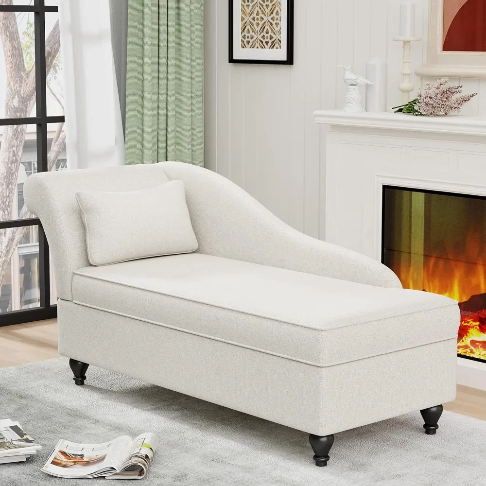 Storage Chaise Lounge Indoor, Upholstered Chaise Lounge Chair with Storage for Bedroom Living Room Office Beige Fabric
Storage Chaise Lounge Indoor, Upholstered Chaise Lounge Chair with Storage for Bedroom Living Room Office Beige Fabric