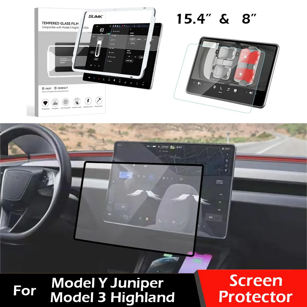 Защитная пленка из закаленного стекла 9H HD для Tesla Model Y Juniper 2025 2024 Model 3 Highland 15,4 дюйма, 8 дюймов, пленка для навигационного экрана
Защитная пленка из закаленного стекла 9H HD для Tesla Model Y Juniper 2025 2024 Model 3 Highland 15,4 дюйма, 8 дюймов, пленка для навигационного экрана