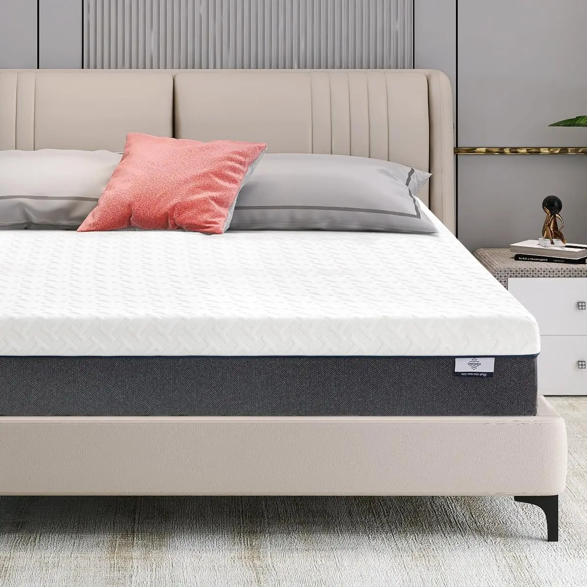 12 Inch Full Mattress, Memory Foam Mattress In A Box,Green Tea Infused,Hypoallergenic Bamboo Charcoal,Made In Usa,Full Size
12 Inch Full Mattress, Memory Foam Mattress In A Box,Green Tea Infused,Hypoallergenic Bamboo Charcoal,Made In Usa,Full Size