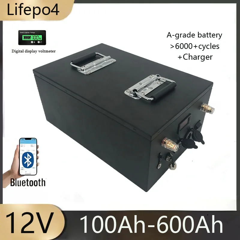 12V 300Ah Lifepo4 100Ah 120Ah 200Ah 220Ah 350Ah 400Ah 500Ah 600Ah Lithium Battery for 1KW 2KW Solar Panel Outdoor Camping RV
12V 300Ah Lifepo4 100Ah 120Ah 200Ah 220Ah 350Ah 400Ah 500Ah 600Ah Lithium Battery for 1KW 2KW Solar Panel Outdoor Camping RV