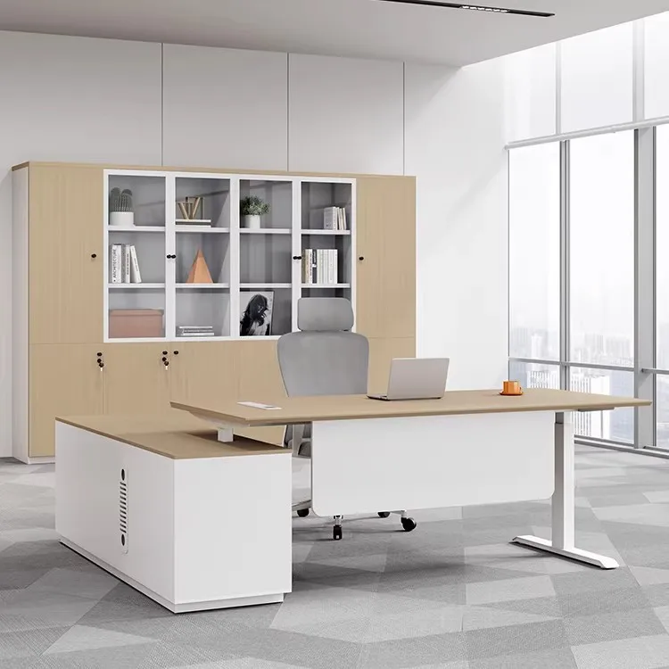 HYS Electric Intelligent Lifting Boss Desk Office Desk and Chair Combination Simple Modern President Manager Desk Office
HYS Electric Intelligent Lifting Boss Desk Office Desk and Chair Combination Simple Modern President Manager Desk Office