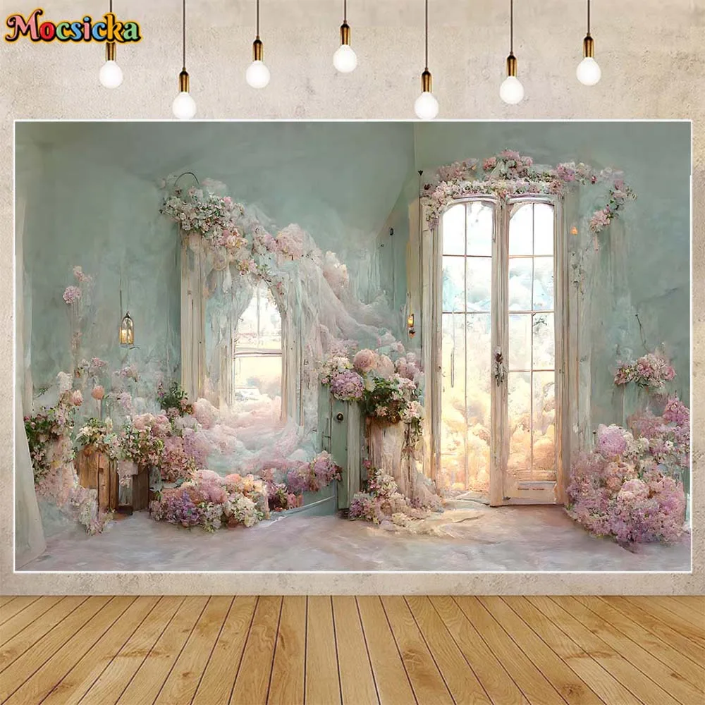 Mocsicka Photography Background Vintage Room Oil Painting Flowers Girls Birthday Party Portrait Decoration Backdrop Photo Studio
Mocsicka Photography Background Vintage Room Oil Painting Flowers Girls Birthday Party Portrait Decoration Backdrop Photo Studio
