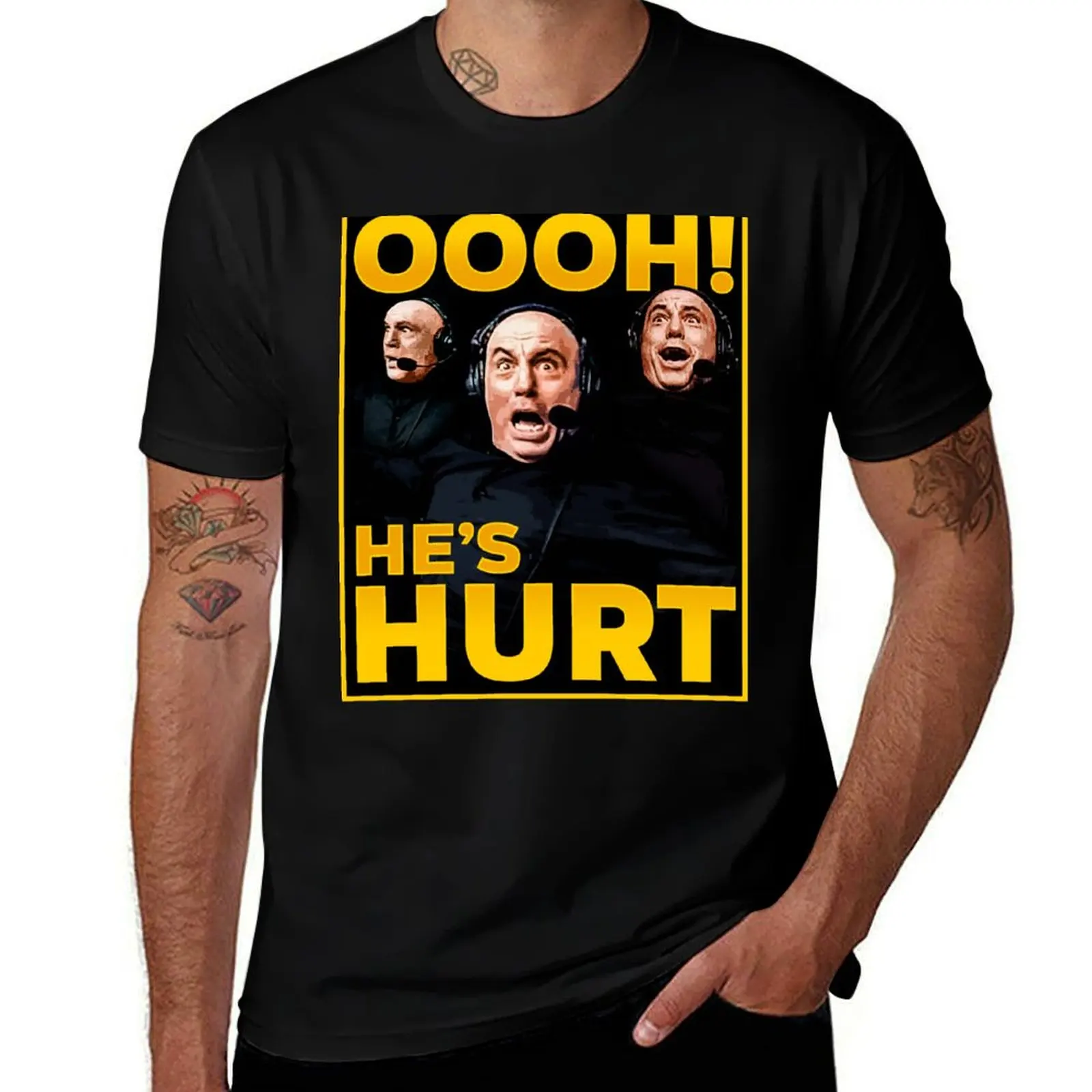 OOOH HE'S HURT! - Joe Rogan Reactions - UFC - Joe Rogan Experience T-Shirt Personalized t-shirt Man t-shirt Short sleeve tee men
OOOH HE'S HURT! - Joe Rogan Reactions - UFC - Joe Rogan Experience T-Shirt Personalized t-shirt Man t-shirt Short sleeve tee men
