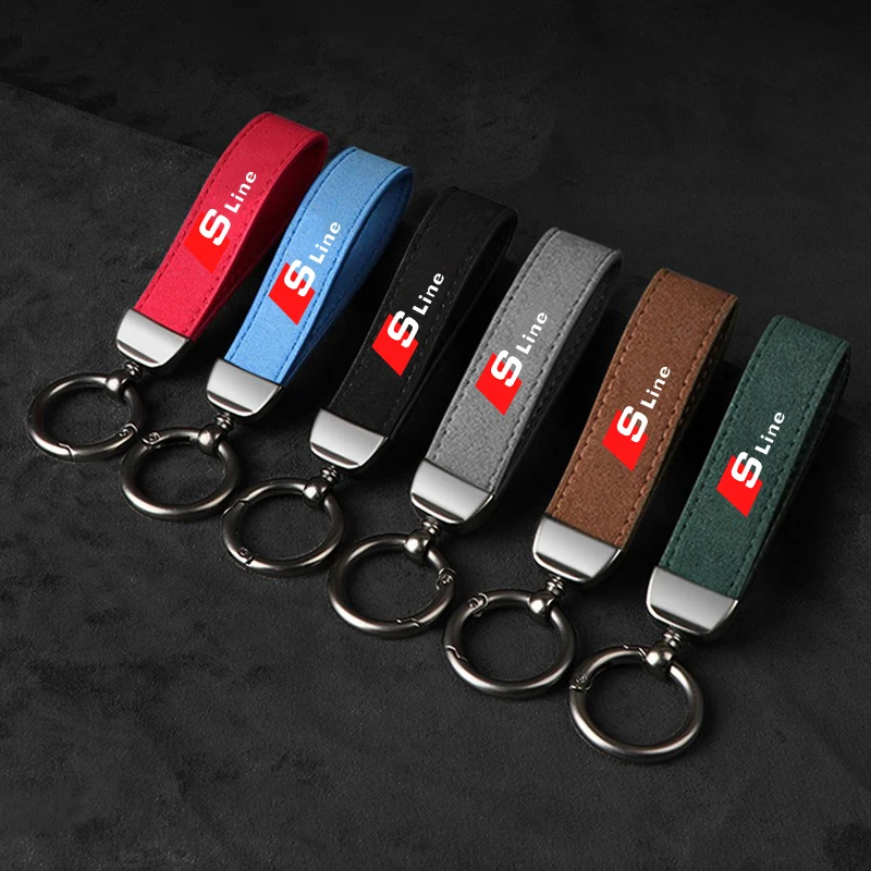 Vintage Leather Key Ring Gift Suede Metal Buckle Car Keychains For Audi Sline A3 A4 B8 8P B9 8V B6 A5 B7 A1 A6 C6 Q3 Q5 C7 8I TT
Vintage Leather Key Ring Gift Suede Metal Buckle Car Keychains For Audi Sline A3 A4 B8 8P B9 8V B6 A5 B7 A1 A6 C6 Q3 Q5 C7 8I TT