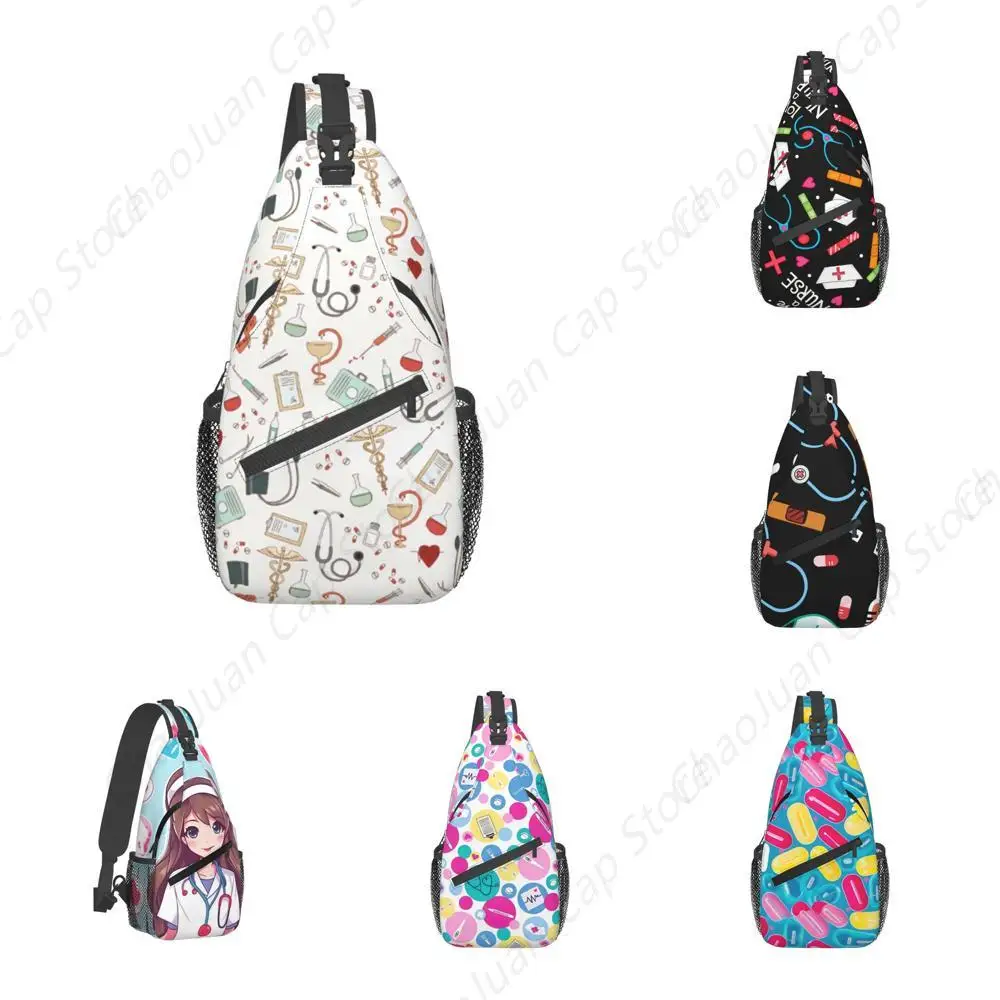 Unisex Medical Theme Sling Backpack | Doctor Nurse Inspired Travel Hiking Daypack 
Unisex Medical Theme Sling Backpack | Doctor Nurse Inspired Travel Hiking Daypack