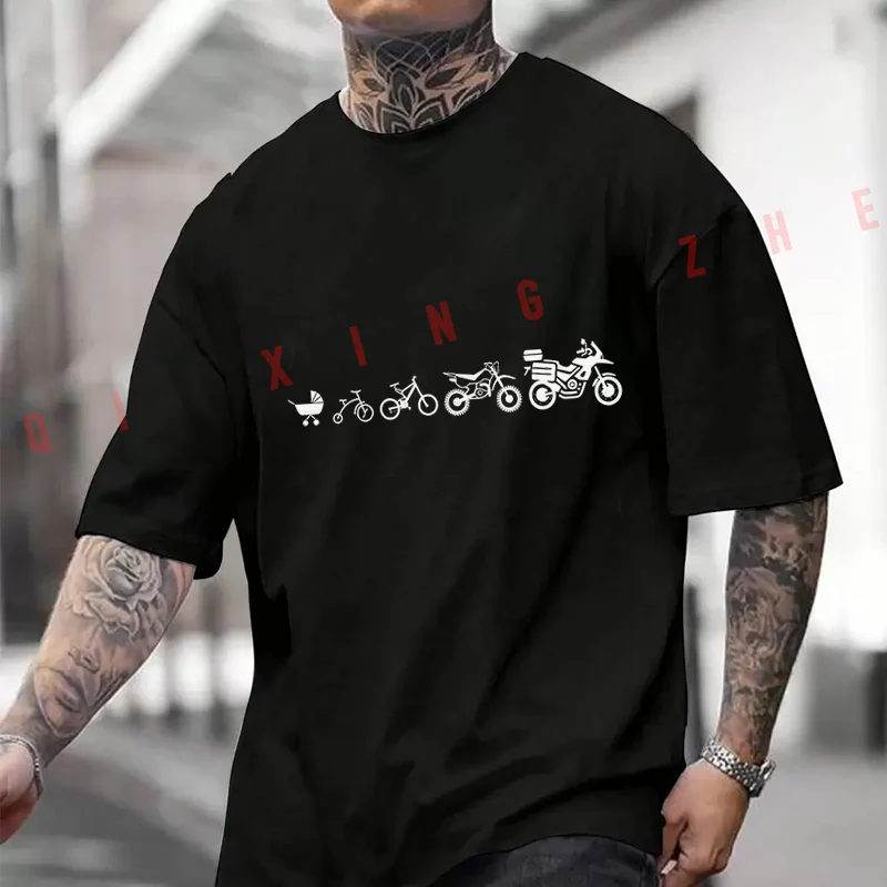 Men Clothing New Best Of Evolution Of Adventure Motorcycle Cotton Moto T-Shirt Casual Short Sleeve O-neck Tshirt Summer Top Tees
Men Clothing New Best Of Evolution Of Adventure Motorcycle Cotton Moto T-Shirt Casual Short Sleeve O-neck Tshirt Summer Top Tees