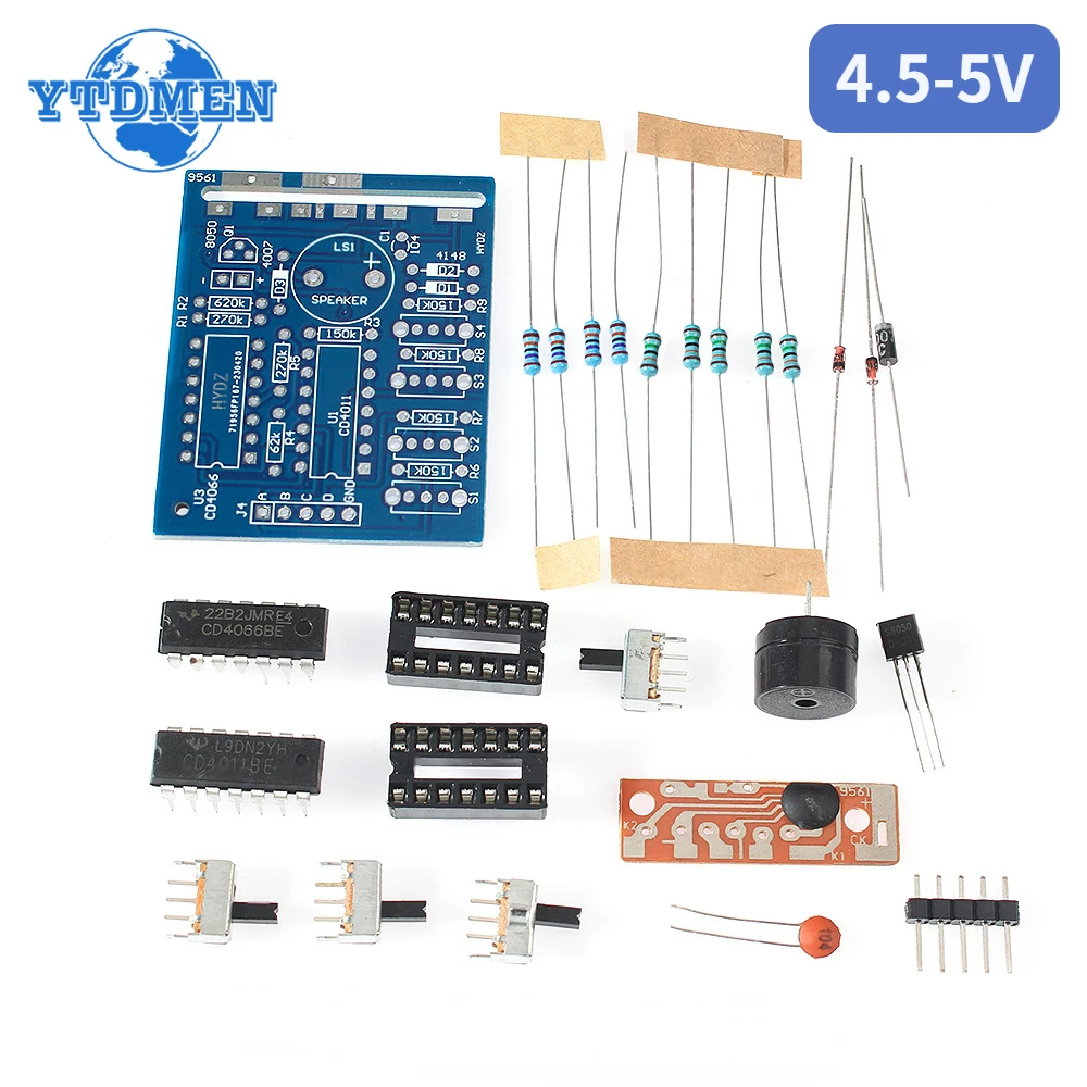 16 Music Sound Box 16-Tone Electronic Module DIY Kit Parts Components Soldering Practice Learning Kits 4.5-5V, for Arduino
16 Music Sound Box 16-Tone Electronic Module DIY Kit Parts Components Soldering Practice Learning Kits 4.5-5V, for Arduino