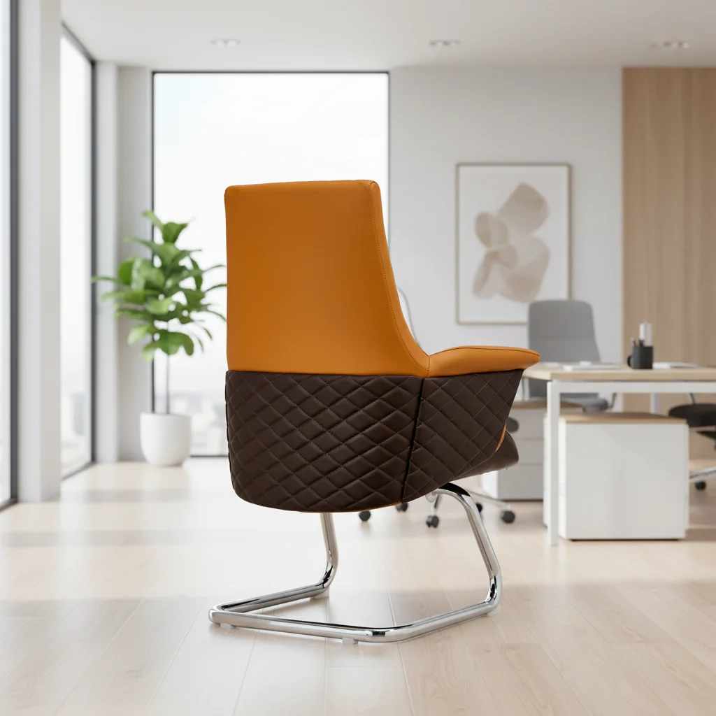 Factory Direct Modern Mid-Back Executive Leather Office Chair Adjustable Height | Orange Brown Color Block Fixed Workshop Hotel
Factory Direct Modern Mid-Back Executive Leather Office Chair Adjustable Height | Orange Brown Color Block Fixed Workshop Hotel