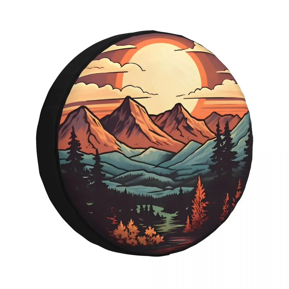 Car Adventure Awaits Print Spare Tire Cover Tire Wheel Soft Cover Universal Fit for Trailer RV SUV
Car Adventure Awaits Print Spare Tire Cover Tire Wheel Soft Cover Universal Fit for Trailer RV SUV