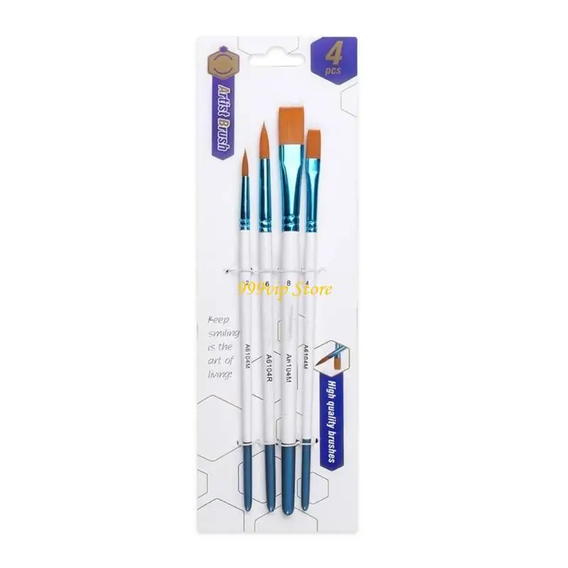 C90C 4 Pcs Acrylic Paint Brush Watercolor Painting Brushes Artist Paint Brushes
C90C 4 Pcs Acrylic Paint Brush Watercolor Painting Brushes Artist Paint Brushes