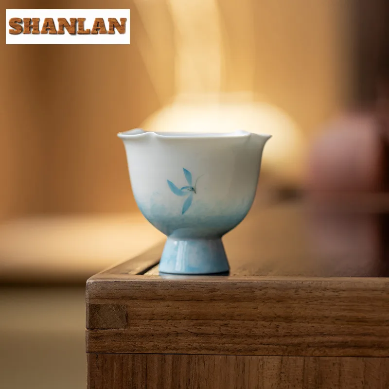 2pc/lot Hand-painted Butterfly Orchid Teacup Creative Tea Bowl Mug Tea-tasting Personal Cup Jianzhan Master Cups Teaset 70ml
2pc/lot Hand-painted Butterfly Orchid Teacup Creative Tea Bowl Mug Tea-tasting Personal Cup Jianzhan Master Cups Teaset 70ml