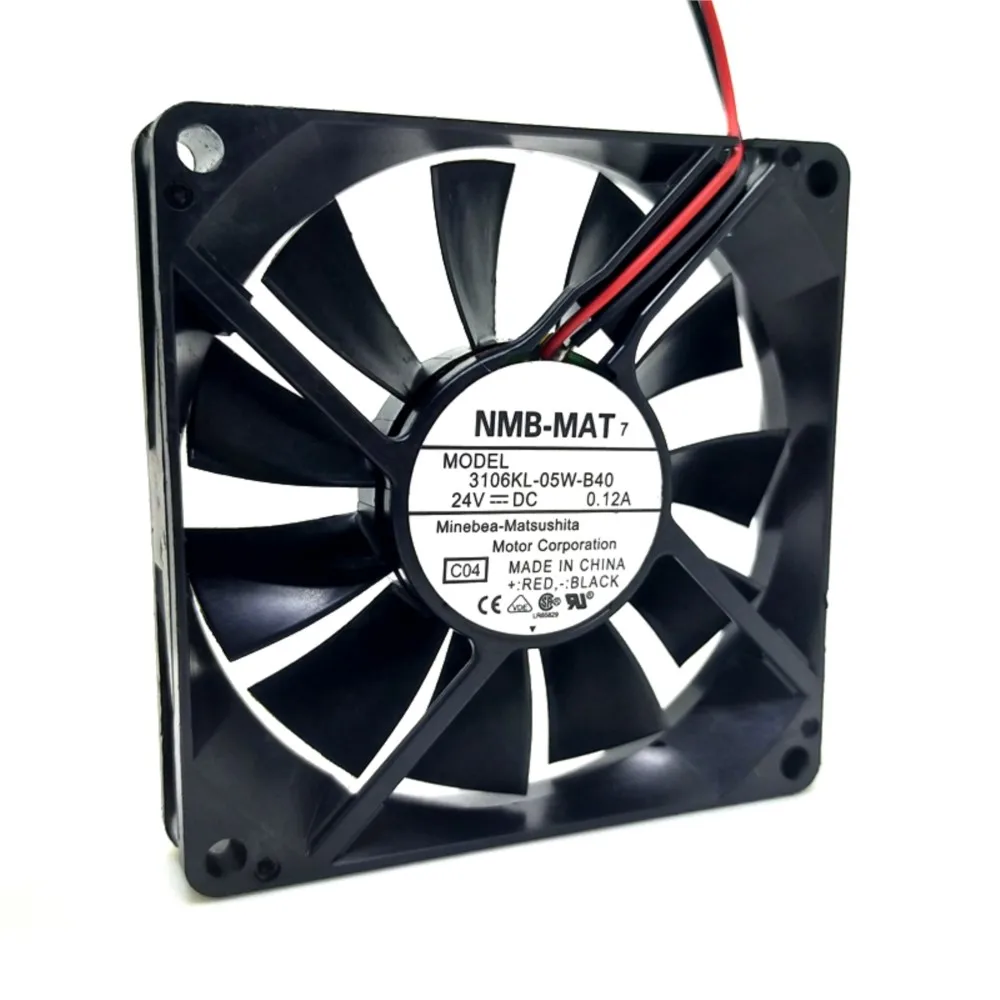 80mm 8CM 24V fan For NMB 8015 3106kl-05w-b40 0.12A slim 80X80X15mm Frequency Converter Cooling Fans
80mm 8CM 24V fan For NMB 8015 3106kl-05w-b40 0.12A slim 80X80X15mm Frequency Converter Cooling Fans